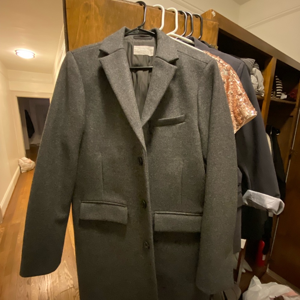 Everlane Charcoal Blazer Coat